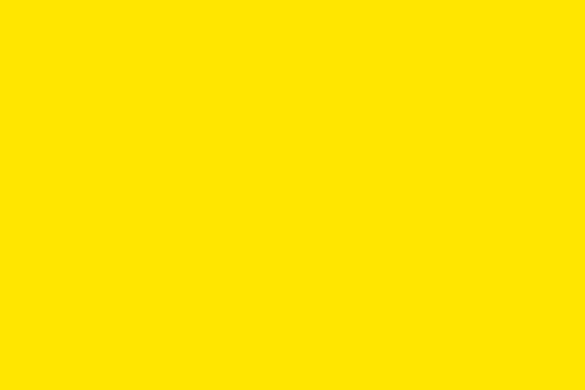 Sunshine Yellow swatch, #FFE600