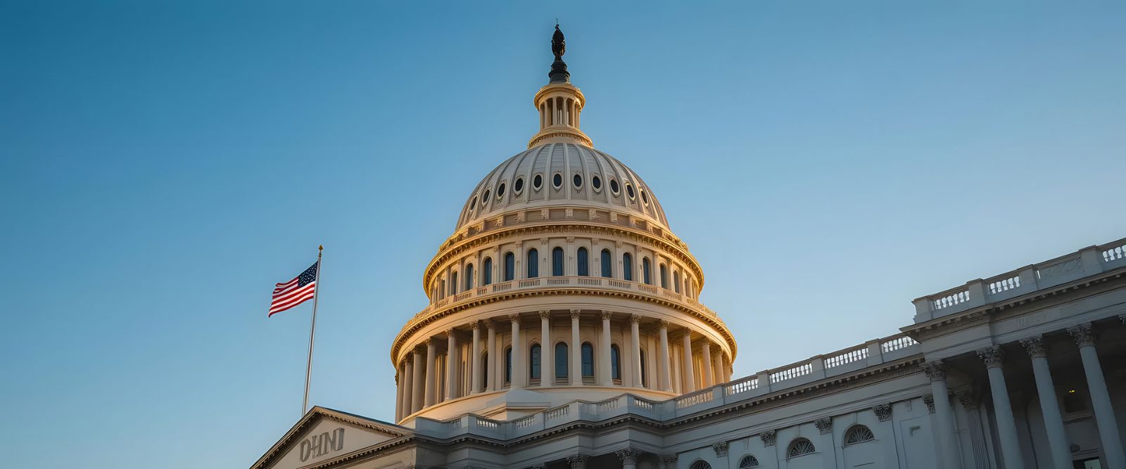The US Capitol in daylight