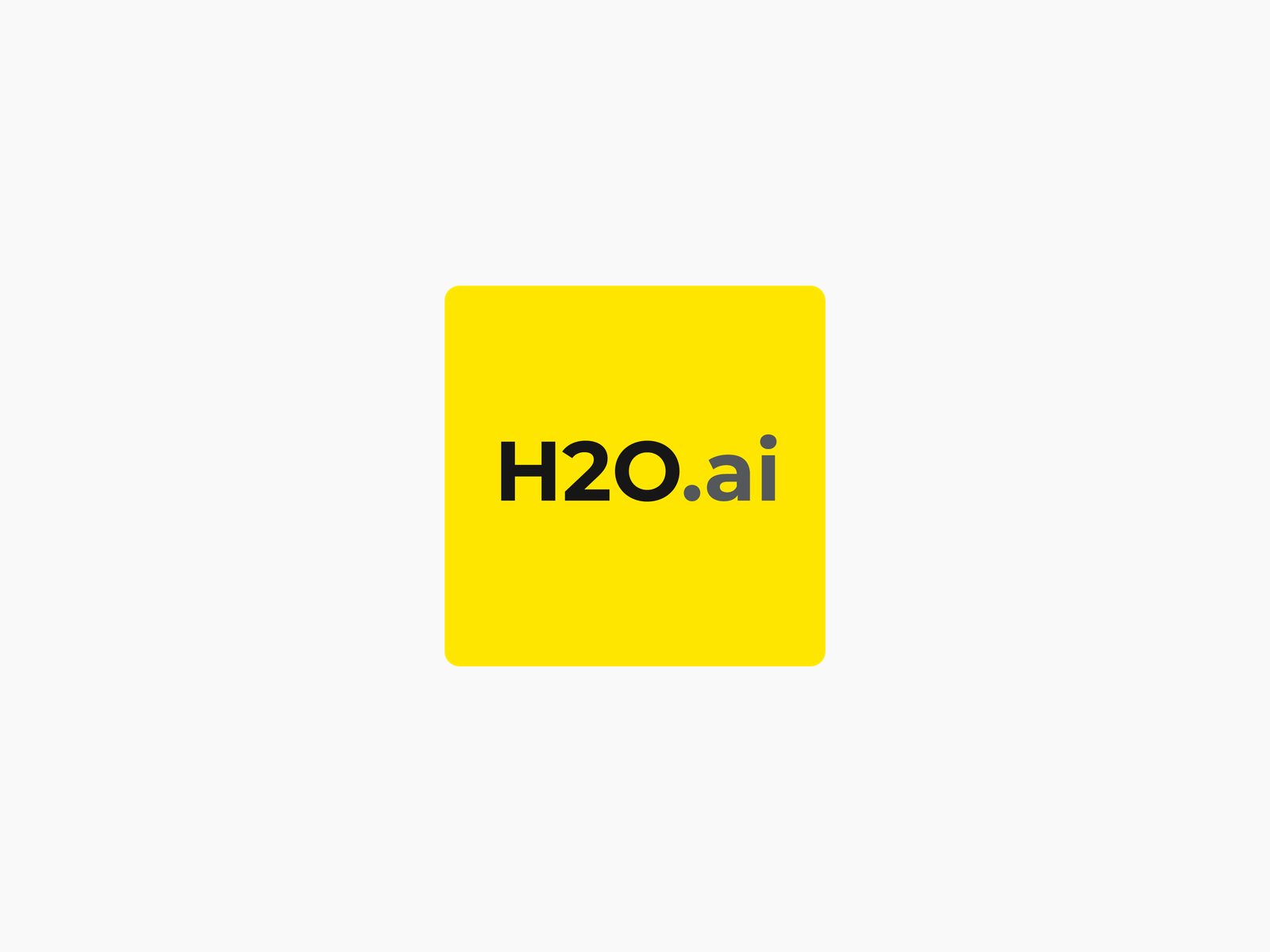 The H2O logo