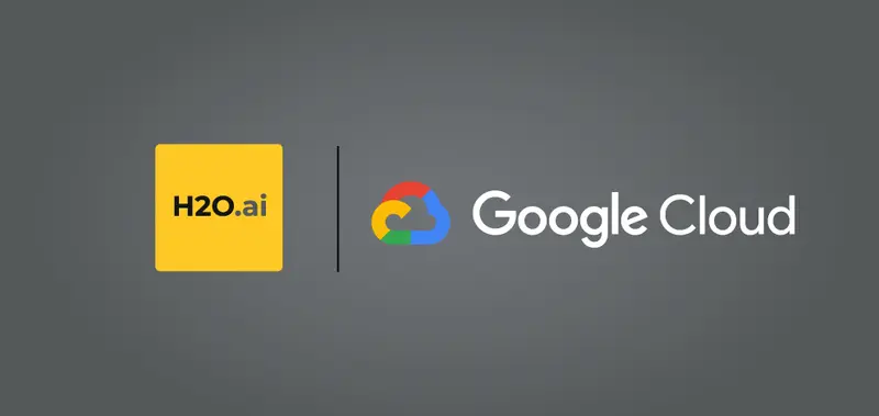 H2O and Google Cloud logos