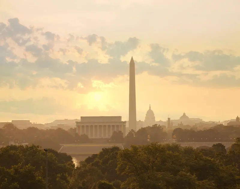 Washington at dawn