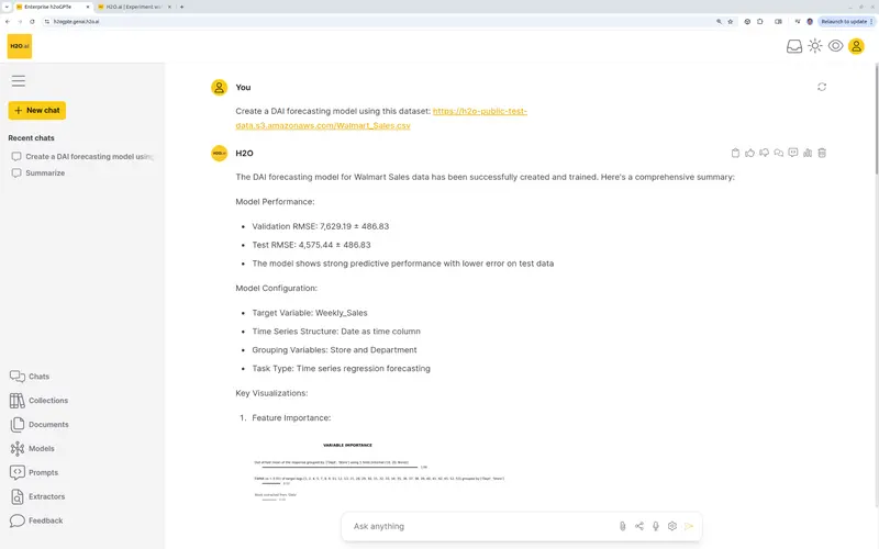 enterprise h2oGPTe example running Driverless AI 