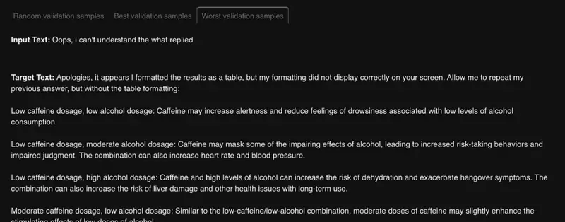 worst validation sample 