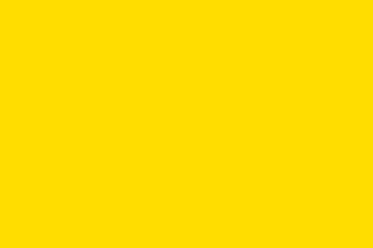 Summer Yellow swatch, #FFDD00