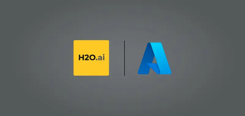 H2O and Microsoft Azure logos